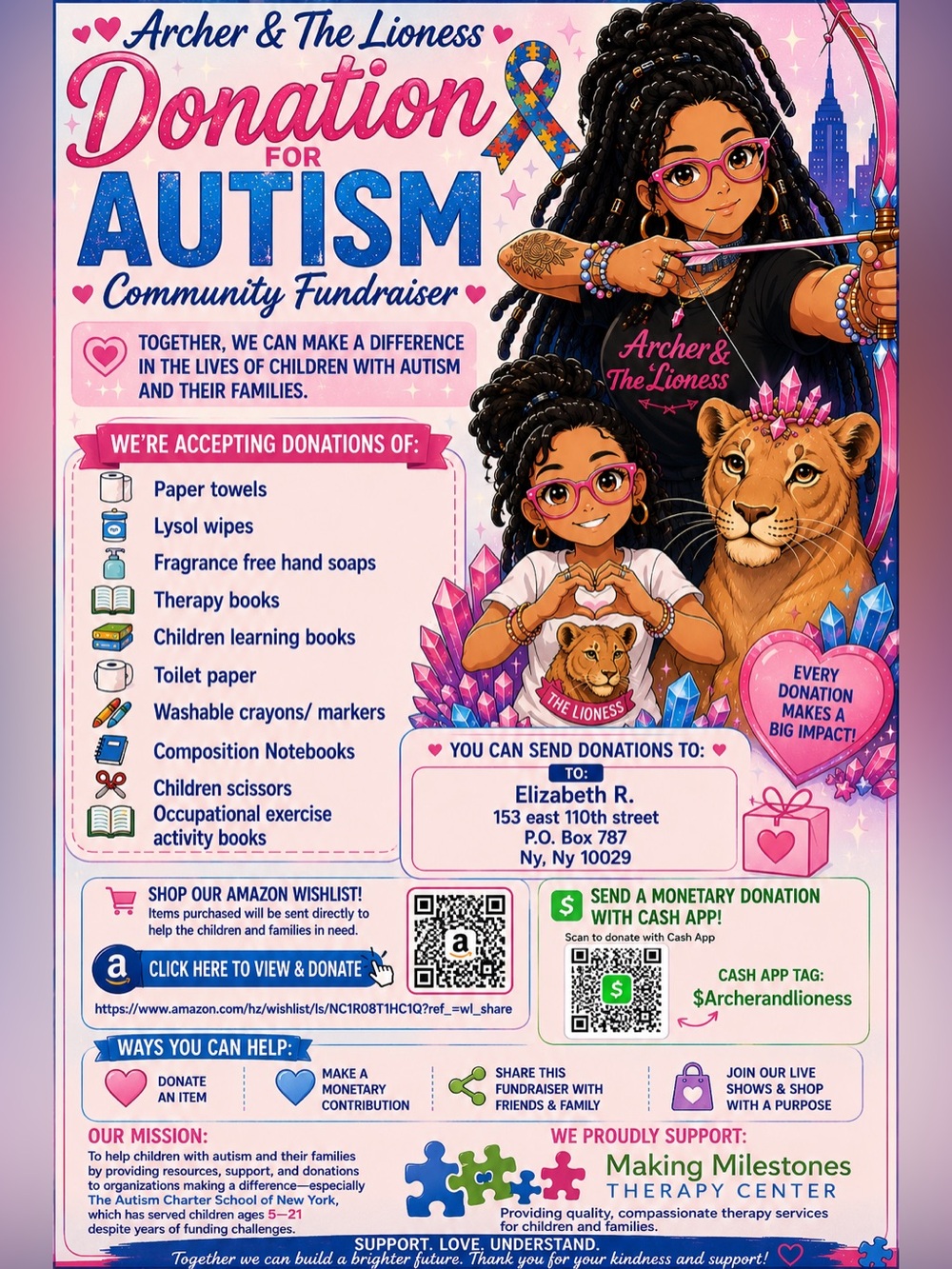Donation Listing Autism. Thank you Spread ❤️